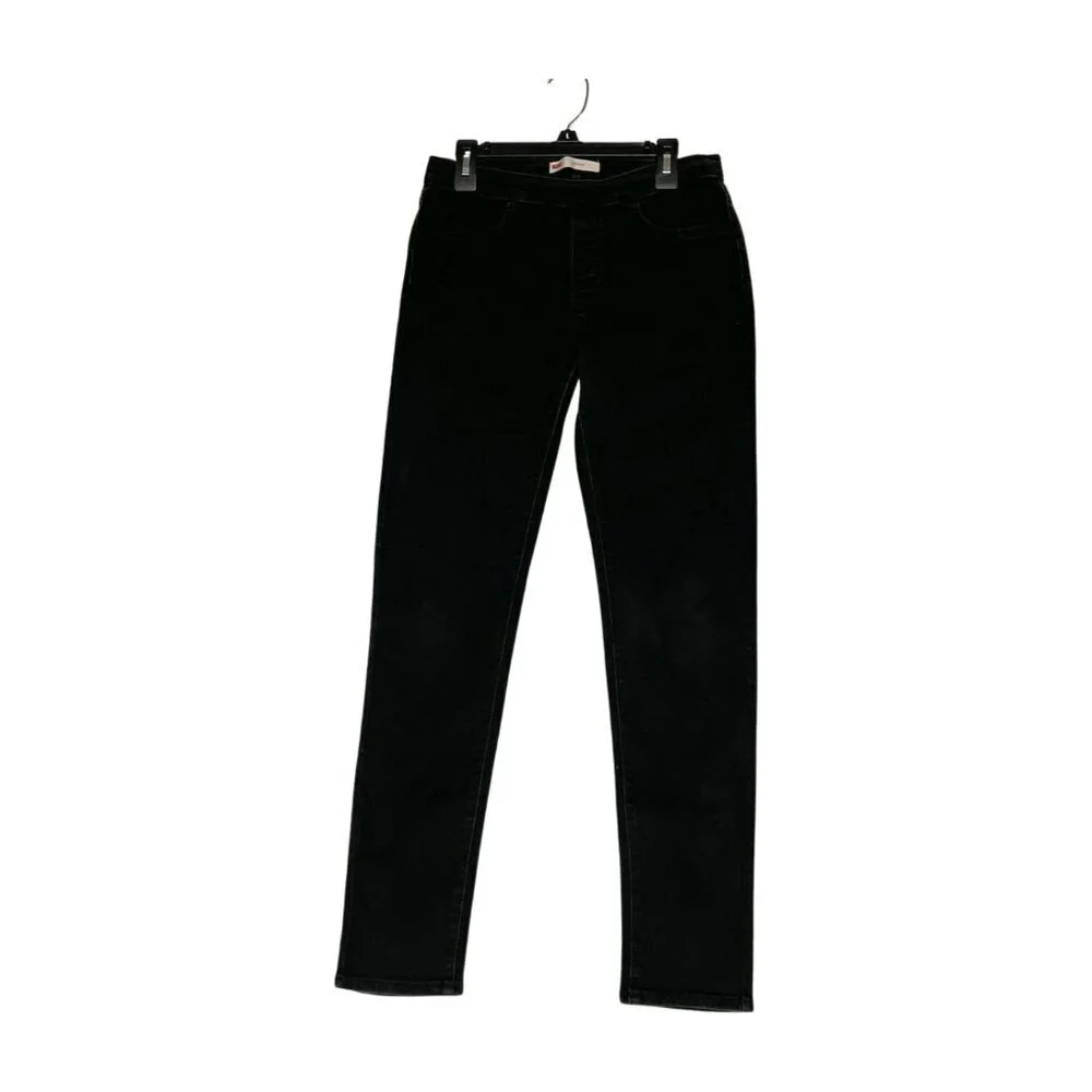 Levi's Girls Leggings Pull-on Black Stretchy Size 14 Regular